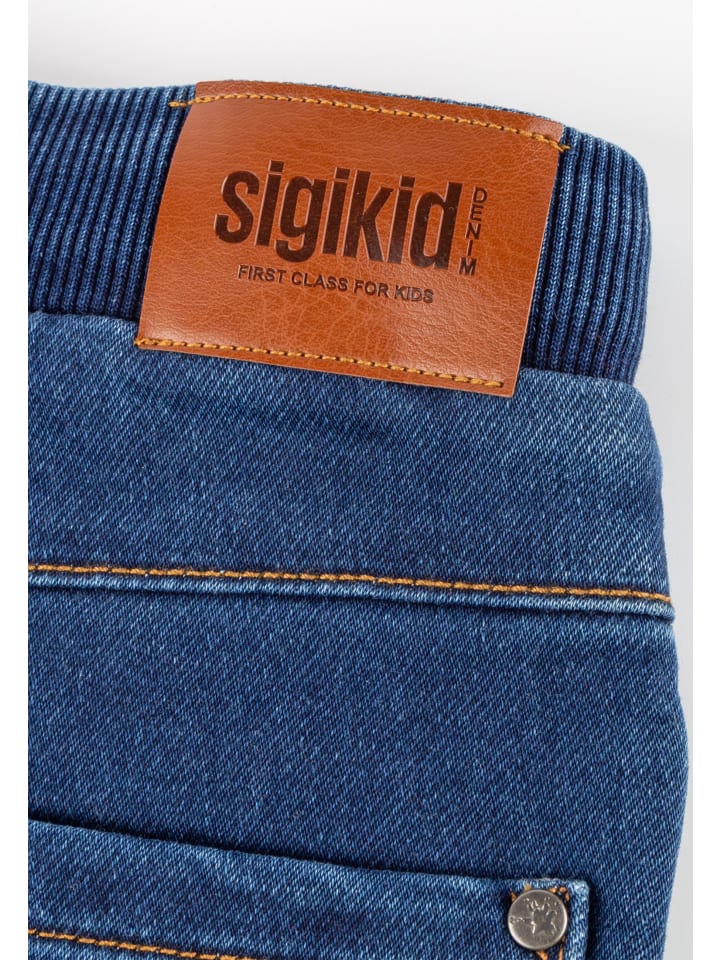 Sigikid Sweat Denim Jeans in Dunkelblau günstig kaufen
