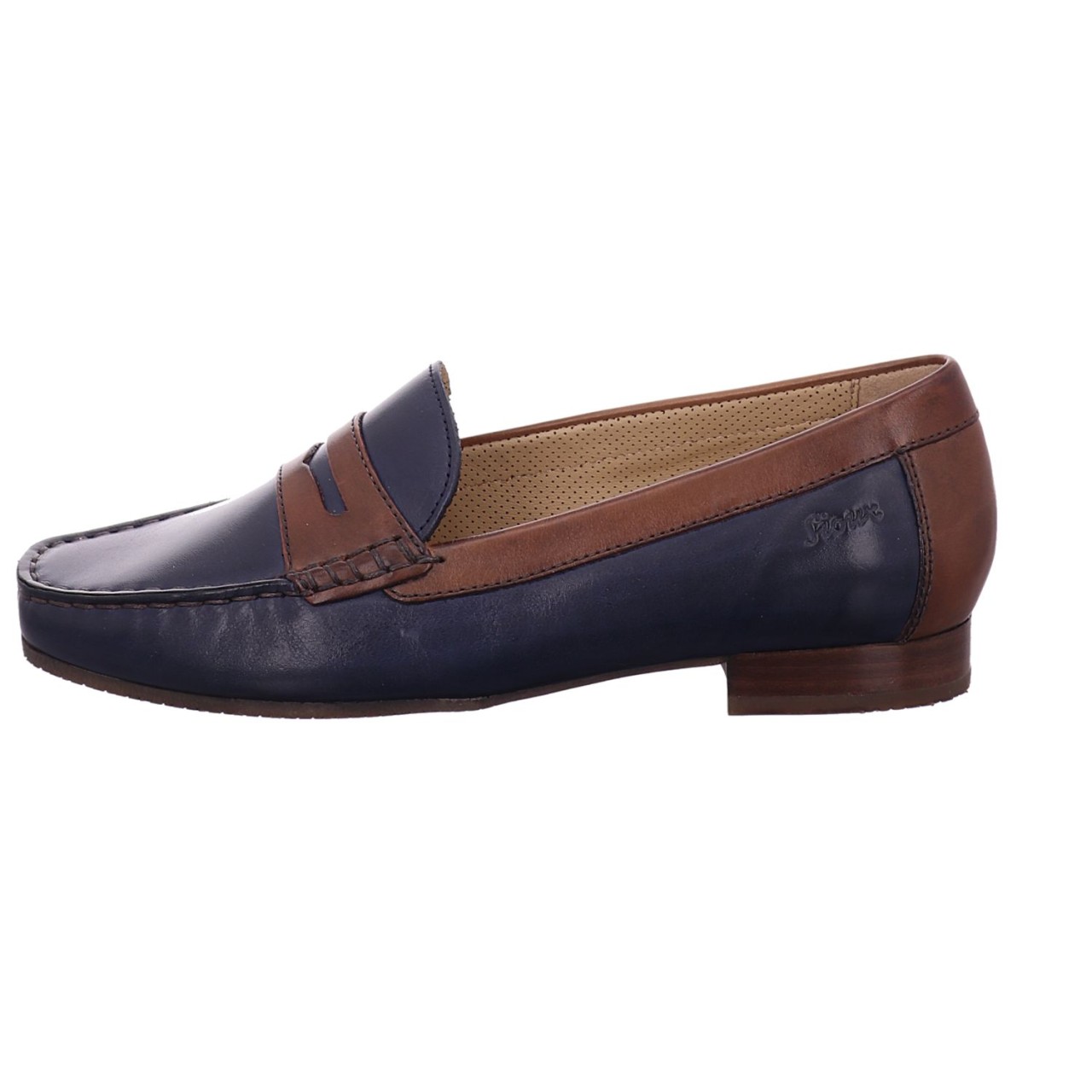 SIOUX Klassische Slipper blau