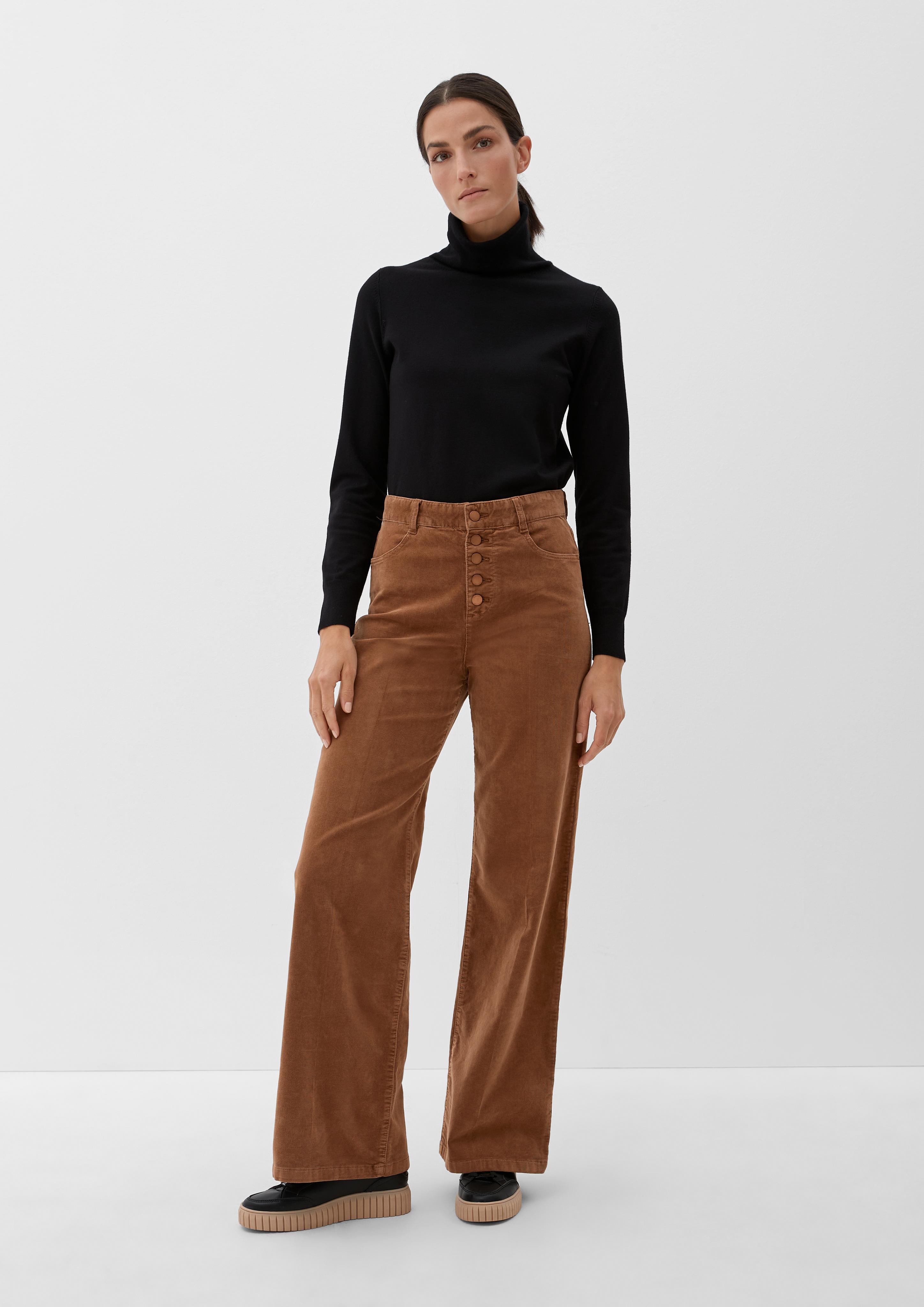 Cordhose mit Knopfleiste  2121489-8764
