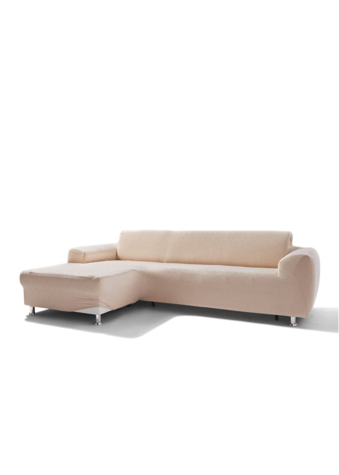 Ecksofa-Husse mit Hoch-Tief Effekt