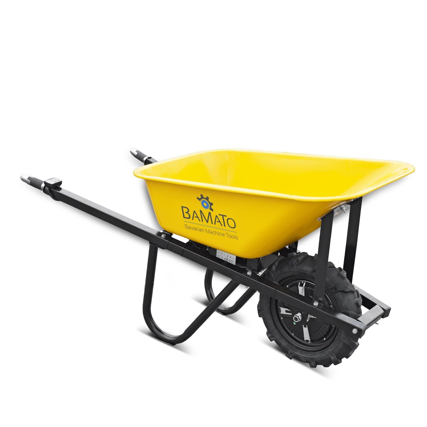 BAMATO Motorschubkarre MTR-150, 75 l, 1-tlg., elektrische Schubkarre, Akku Schubkarre