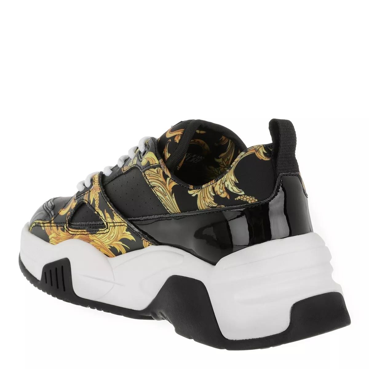 VERSACE Freizeit Schnürer schwarz Low-Top Sneaker