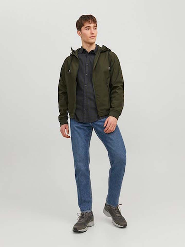 Jack & Jones Übergangsjacke in Khaki günstig kaufen