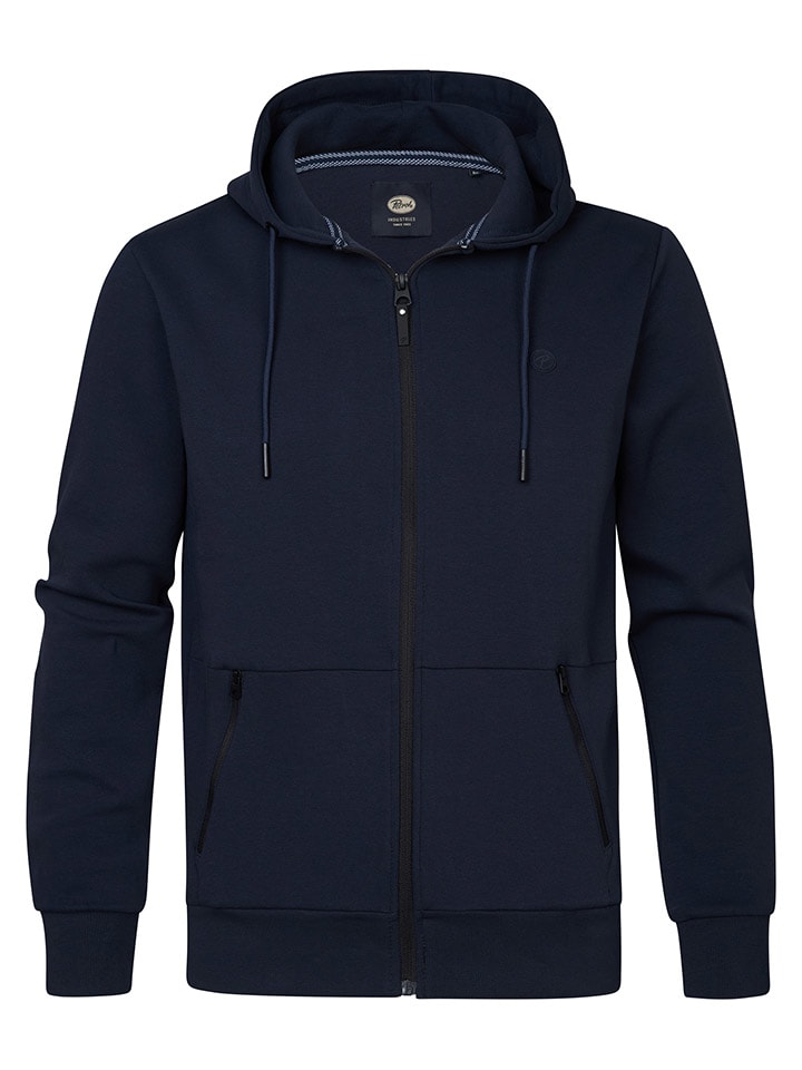 Petrol Sweatjacke in Dunkelblau günstig kaufen