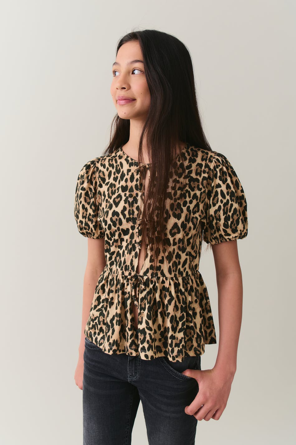 Y puff sleeve top