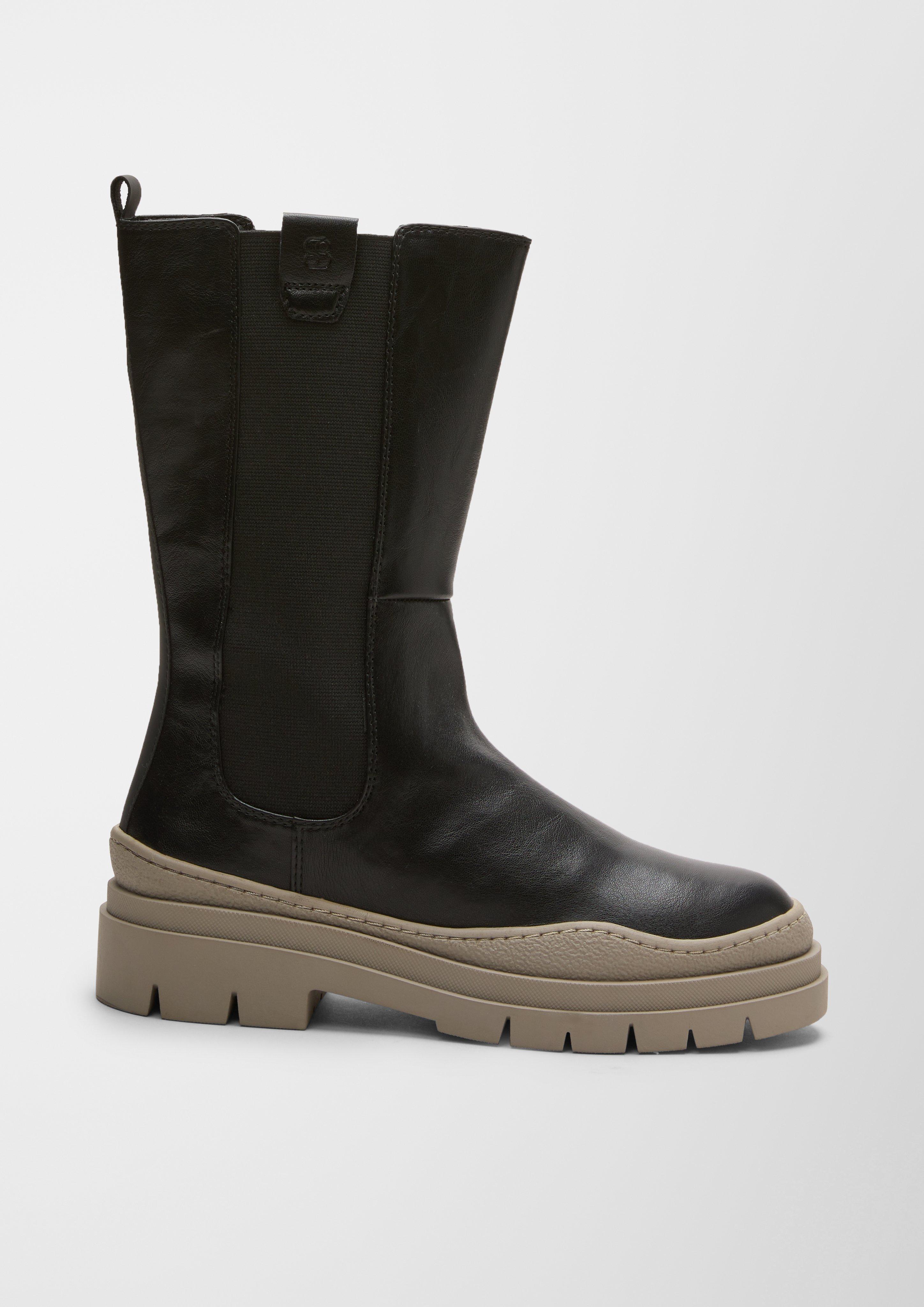 Stiefel in Leder-Optik  6006612-021