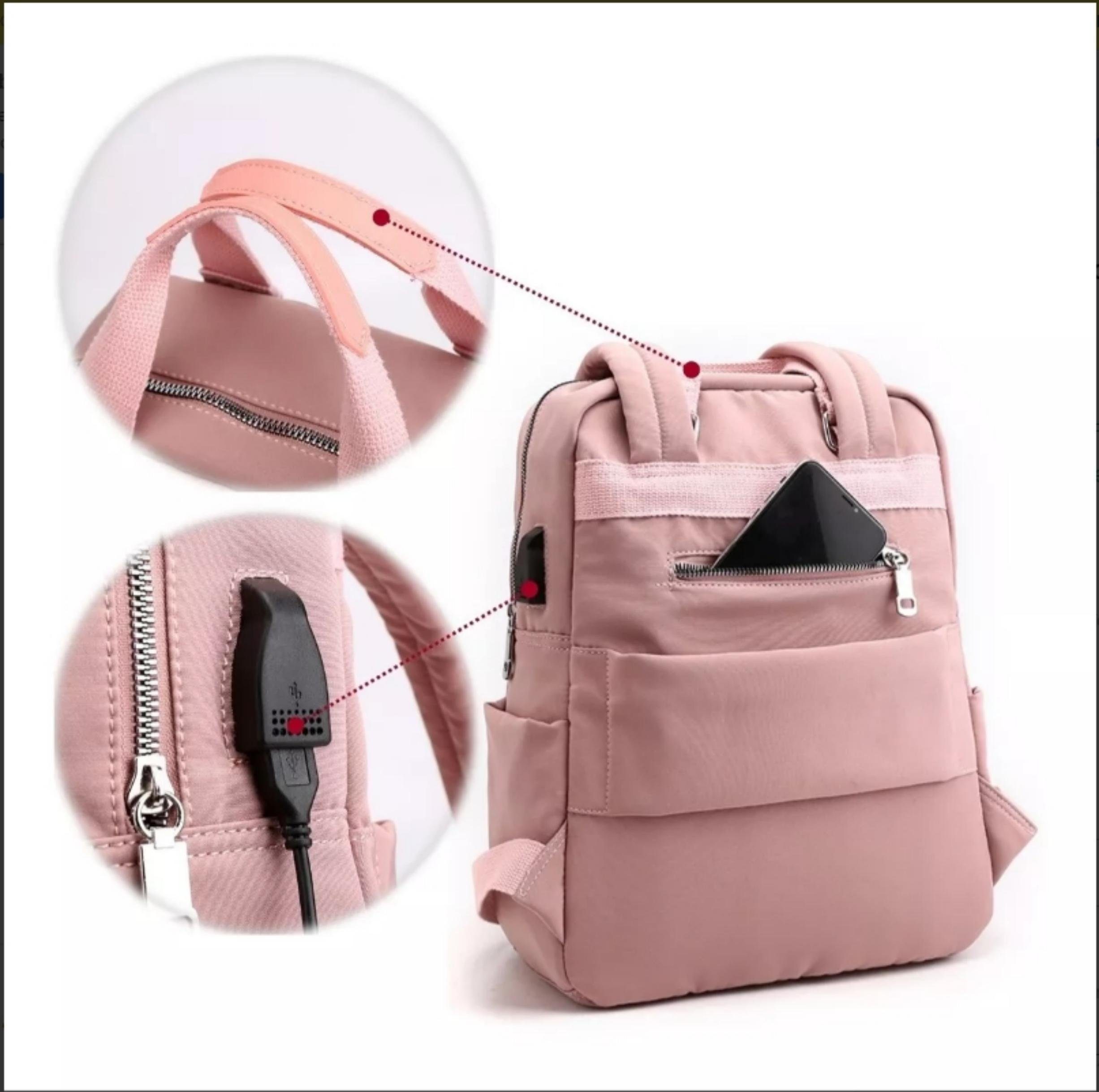Coonoor Cityrucksack Nylon Wasserdicht Rucksäcke, Arbeitsrucksack externen USB-Anschluss