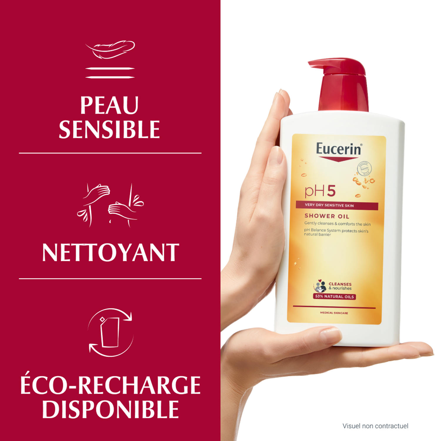 Eucerin pH5 Huile de Douche - Peau Sèche et Sensible