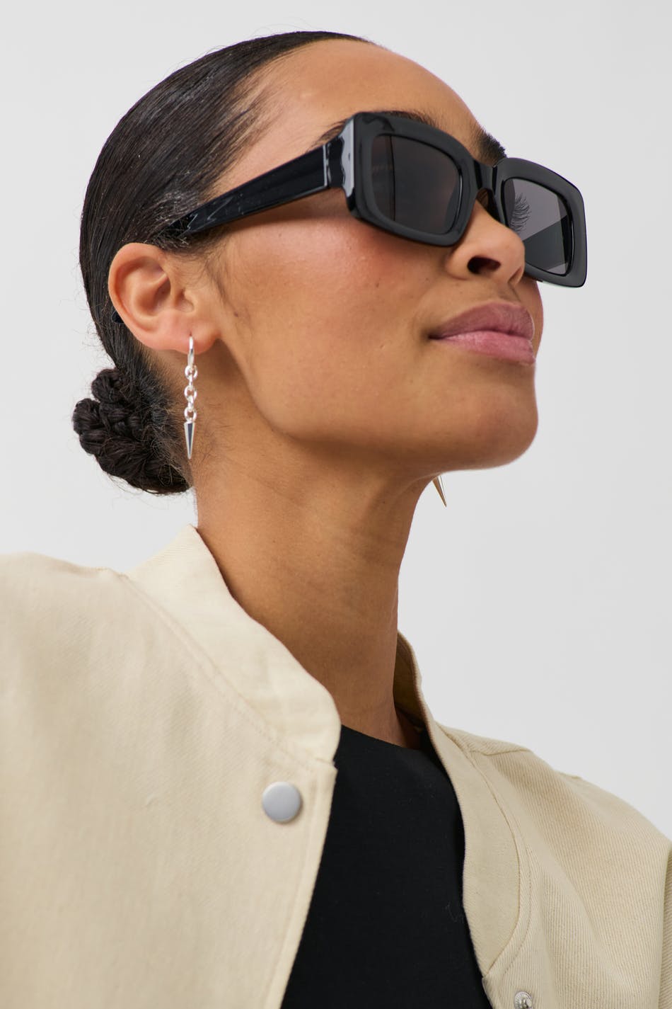 Square shaped sunglasses