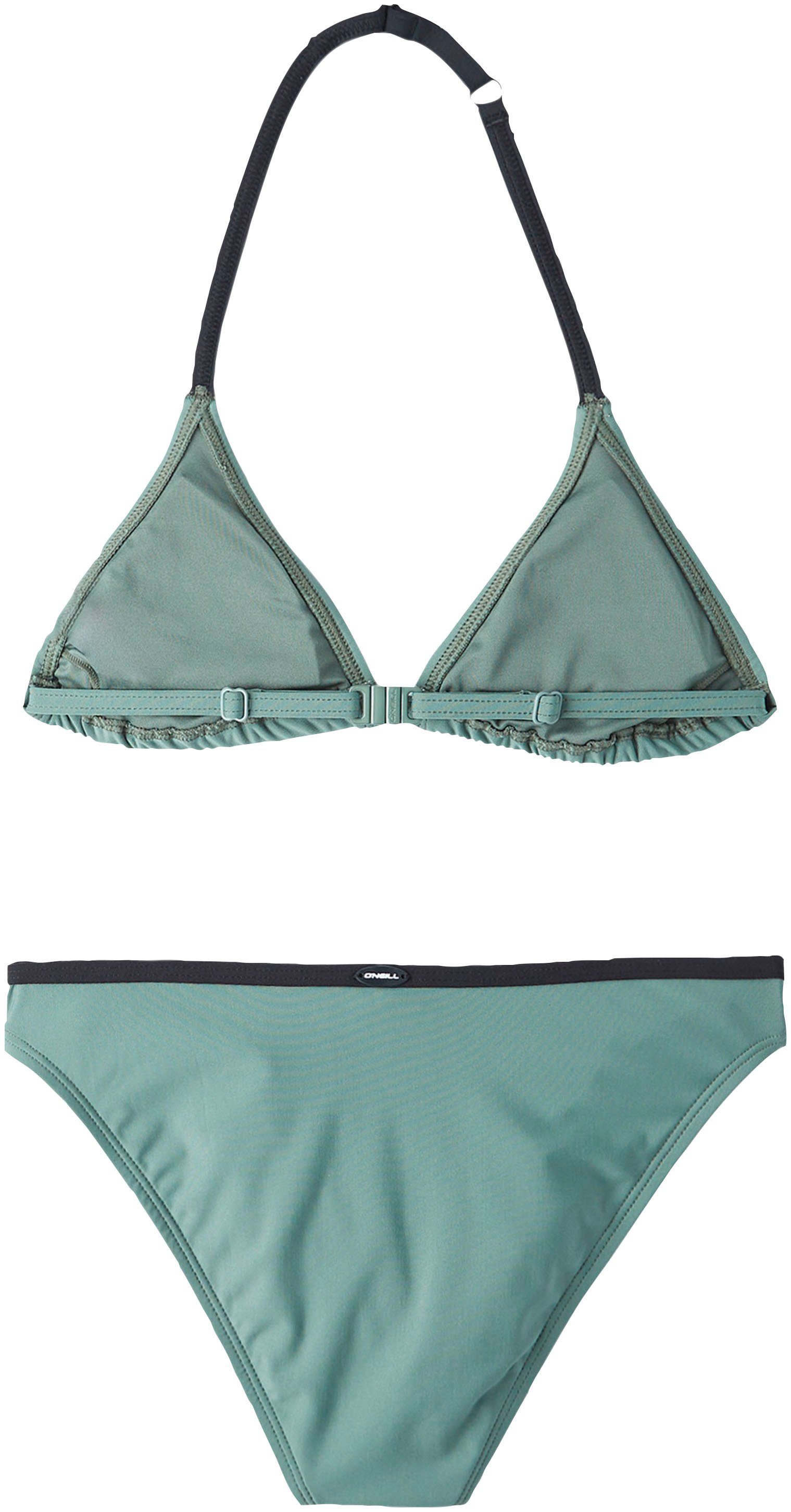 O'Neill Bustier-Bikini ESSENTIAL TRIANGLE BIKINI mit Label-Badge am Oberteil