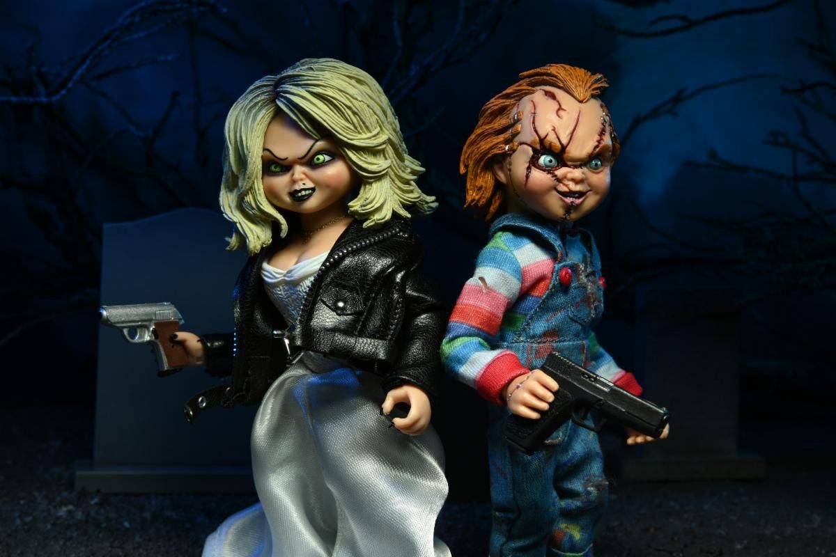 NECA Actionfigur Chucky & Tiffany Clothed Actionfiguren 2er Set
