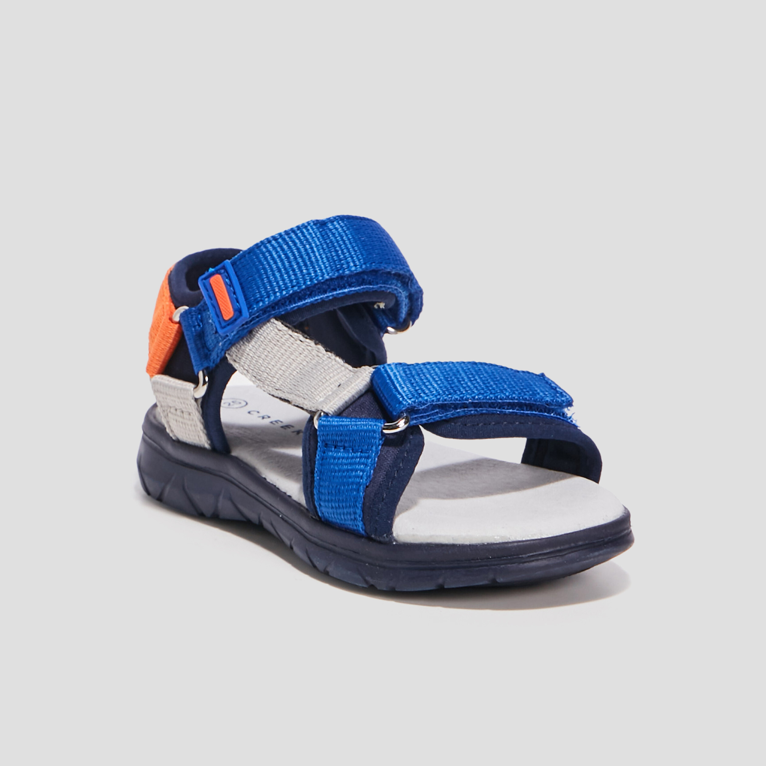 Sandales à scratchs bleu garçon | La Halle