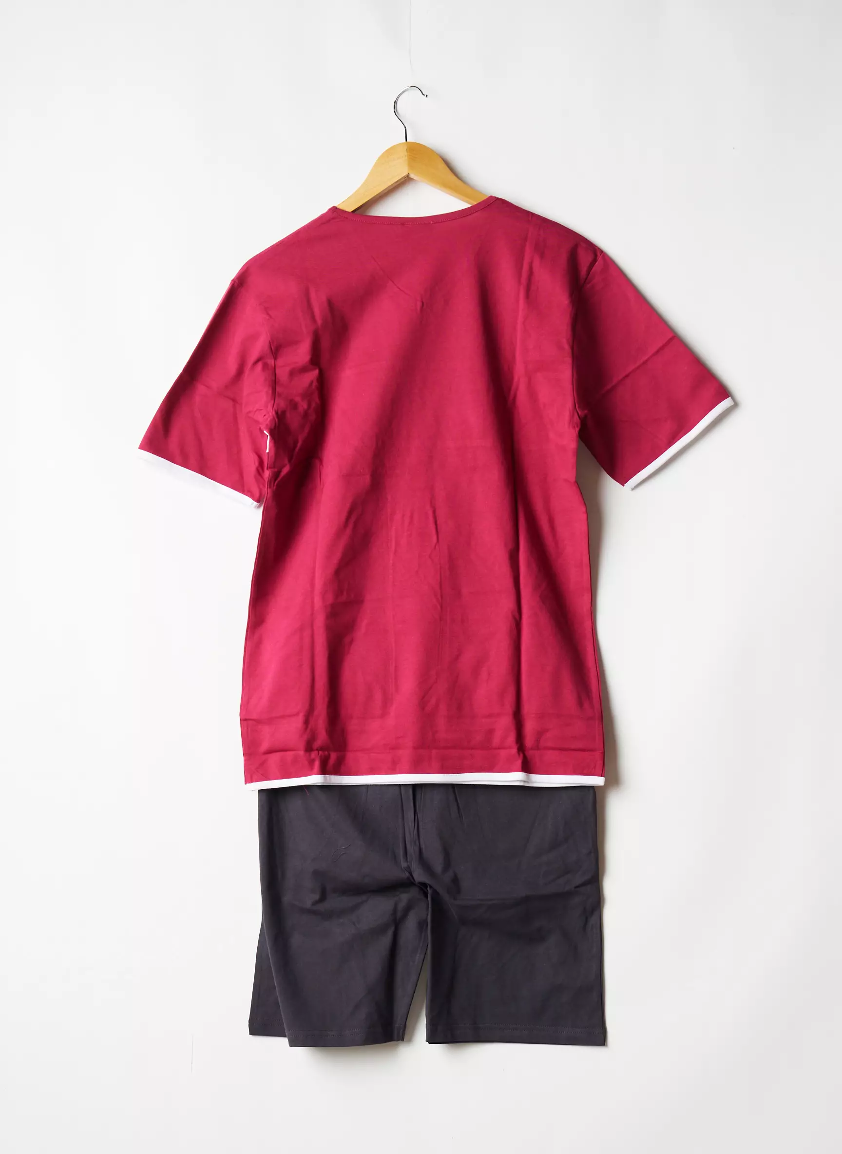 Rose Pomme Pyjashorts Homme couleur rouge