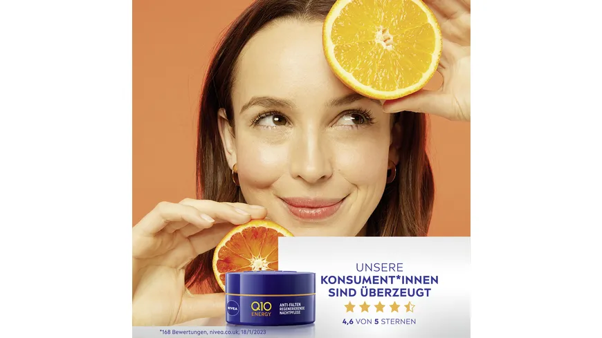 NIVEA Q10 Energy Anti-Falten Regenerierende Nachtpflege 50 ml