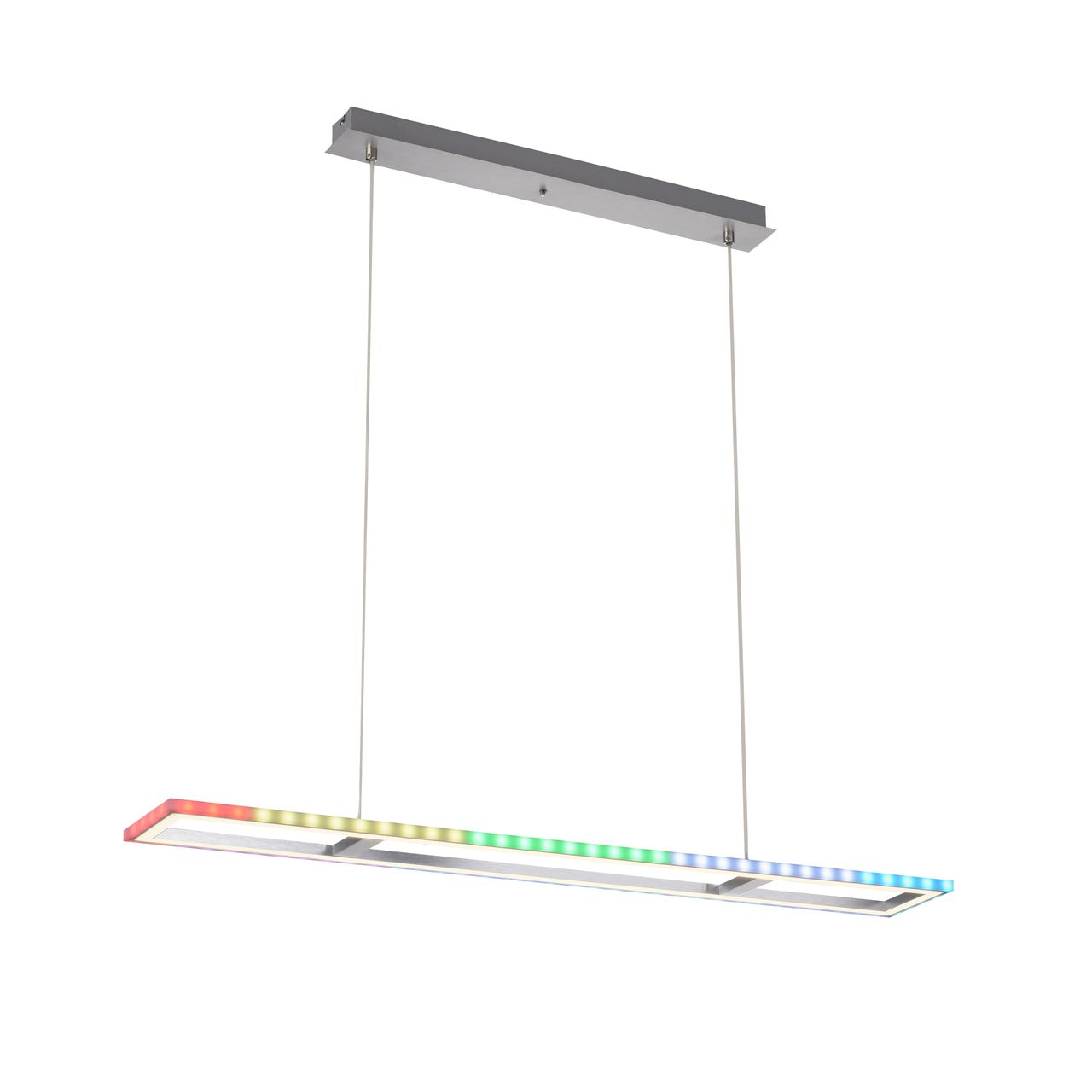 JUST LIGHT LeuchtenDirekt LED Pendelleuchte FELIX60, Downlight: CCT, Sidlight: RGB, dimmbar, IR-Fernbedienung, IP20
