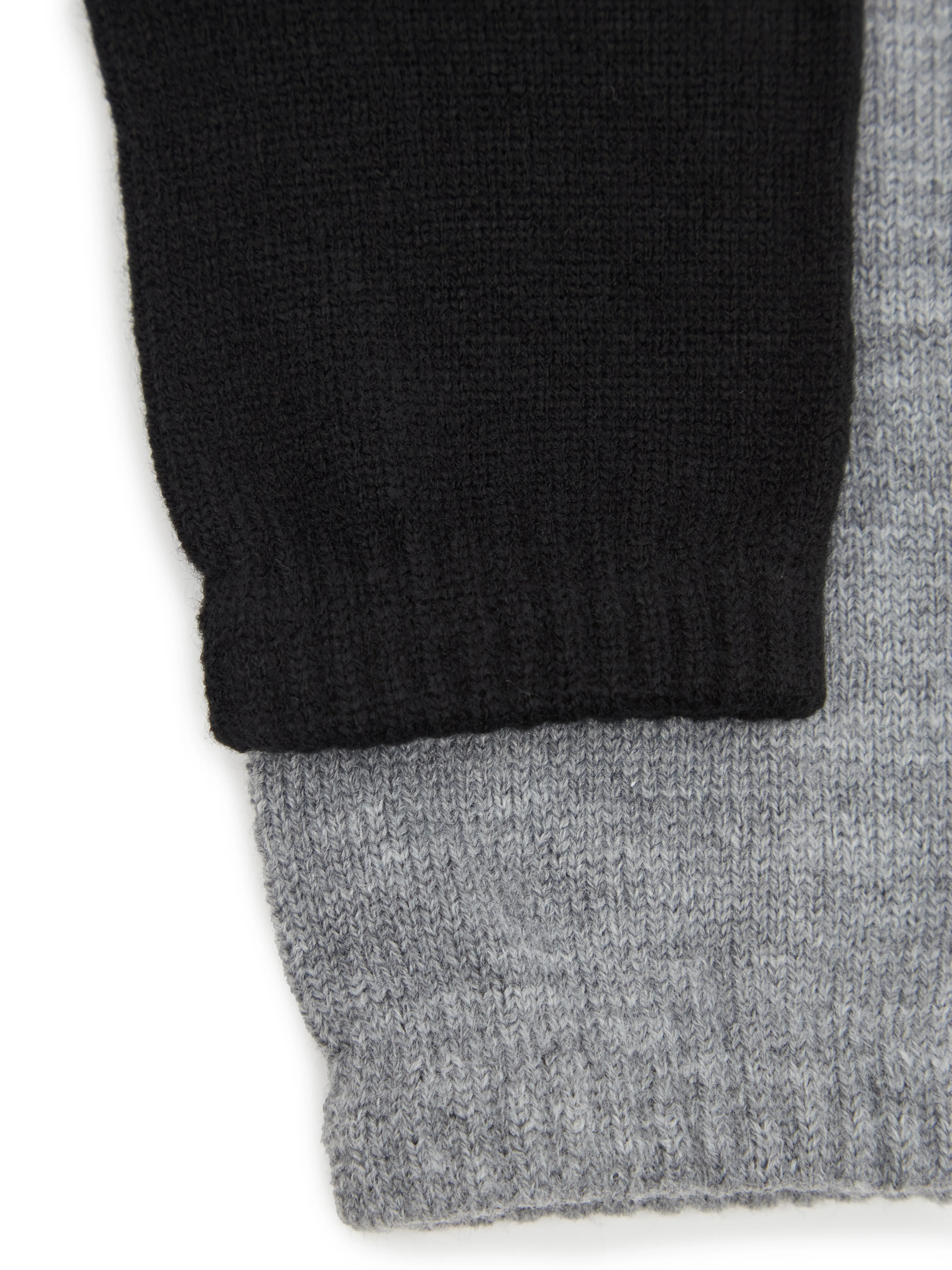 Schwarze und graue Damenhandschuhe, 2er-Set ORSAY