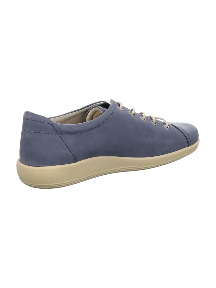 Ecco Komfort Schnürschuhe in Blau günstig kaufen