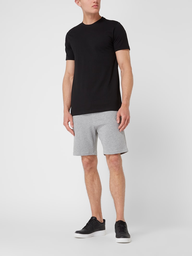 T-Shirt im 2er-Pack in schwarz