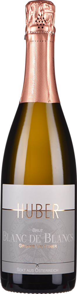 Huber Sekt Brut Blanc de Blancs Grüner Veltliner 2020 im Geschenkkarton