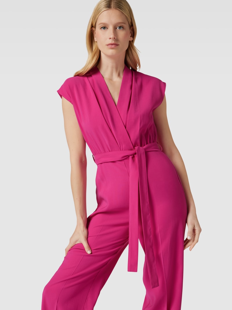 Jumpsuit mit Viskose-Anteil Modell 'SEVEN' in fuchsia