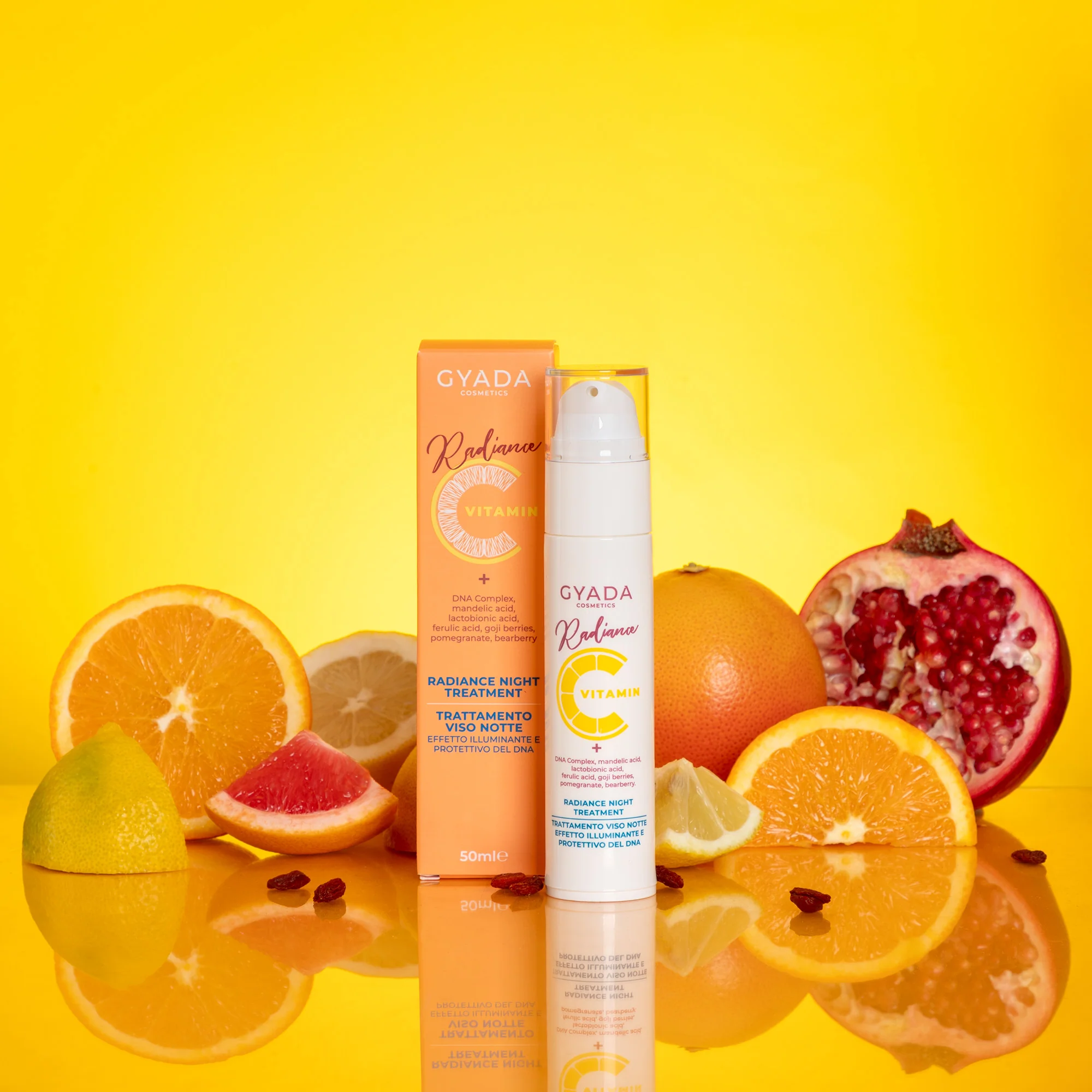 Radiance Vitamin C Radiance Nachtpflege – Aufhellende Nachtpflege, Anti-Falten-Nachtpflege, Anti-Unreinheiten-Nachtpflege