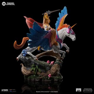 Masters of the Universe BDS Art Scale Statue - She-Ra and Swiftwind