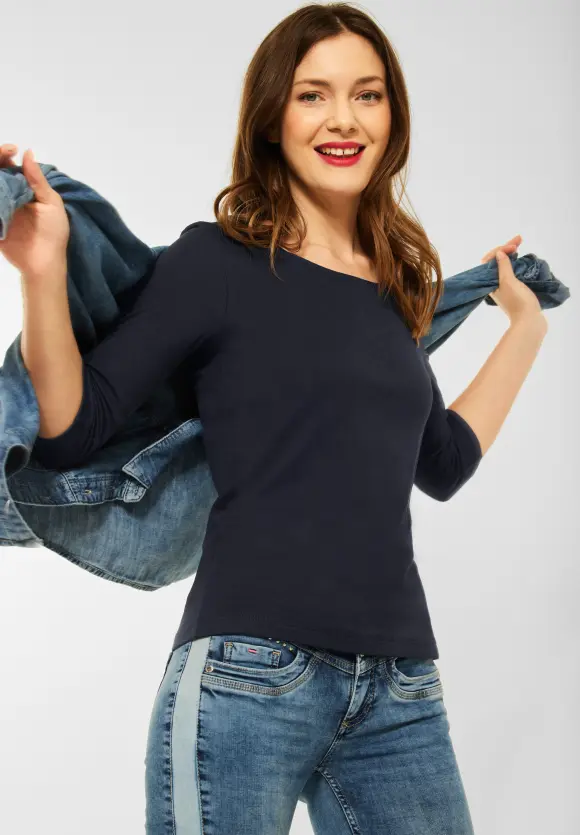 Street One Shirt in Unifarbe