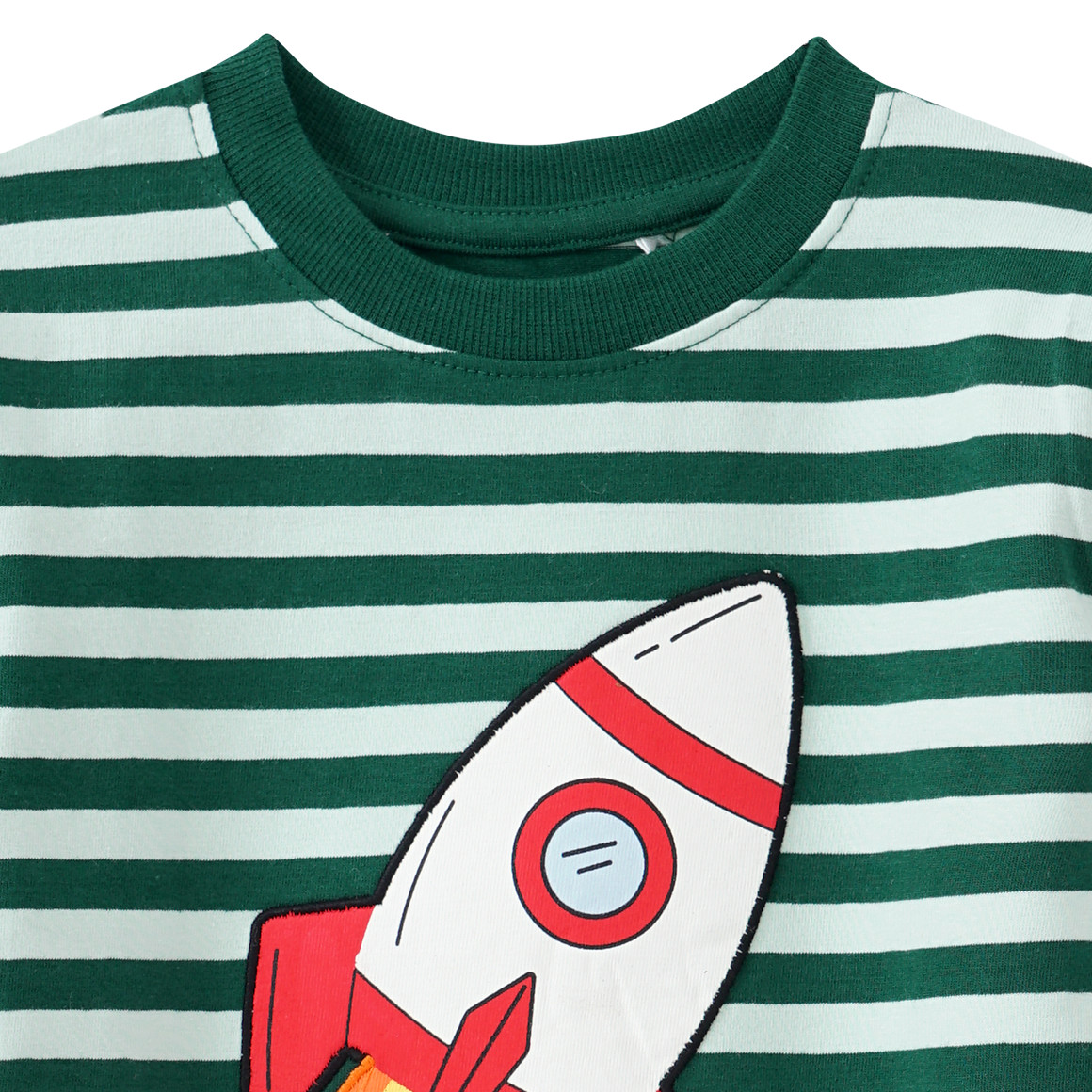 Kinder Langarmshirt mit Blockstreifen