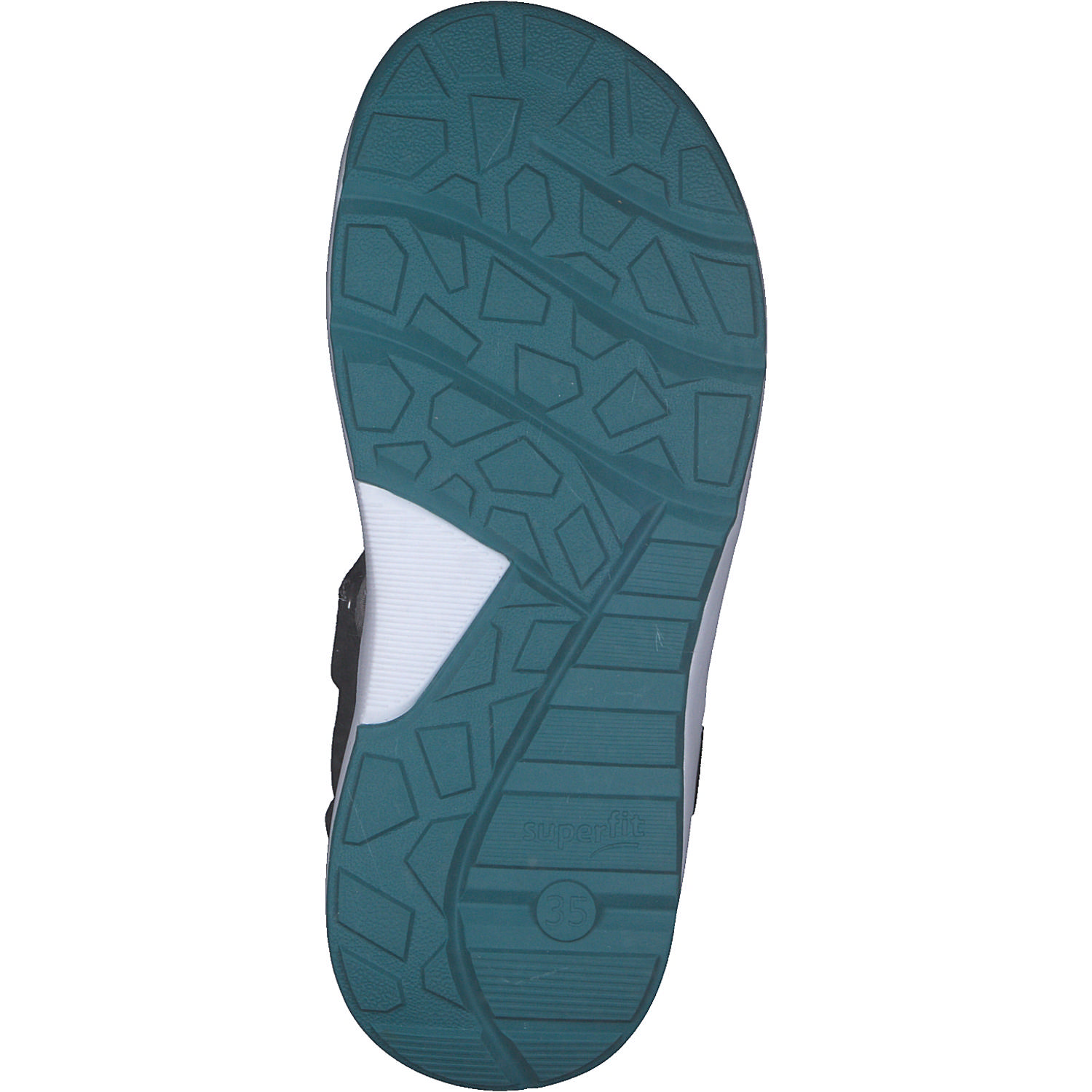 Superfit 00580, Sandalen (Kinder), Kinder, Schwarz