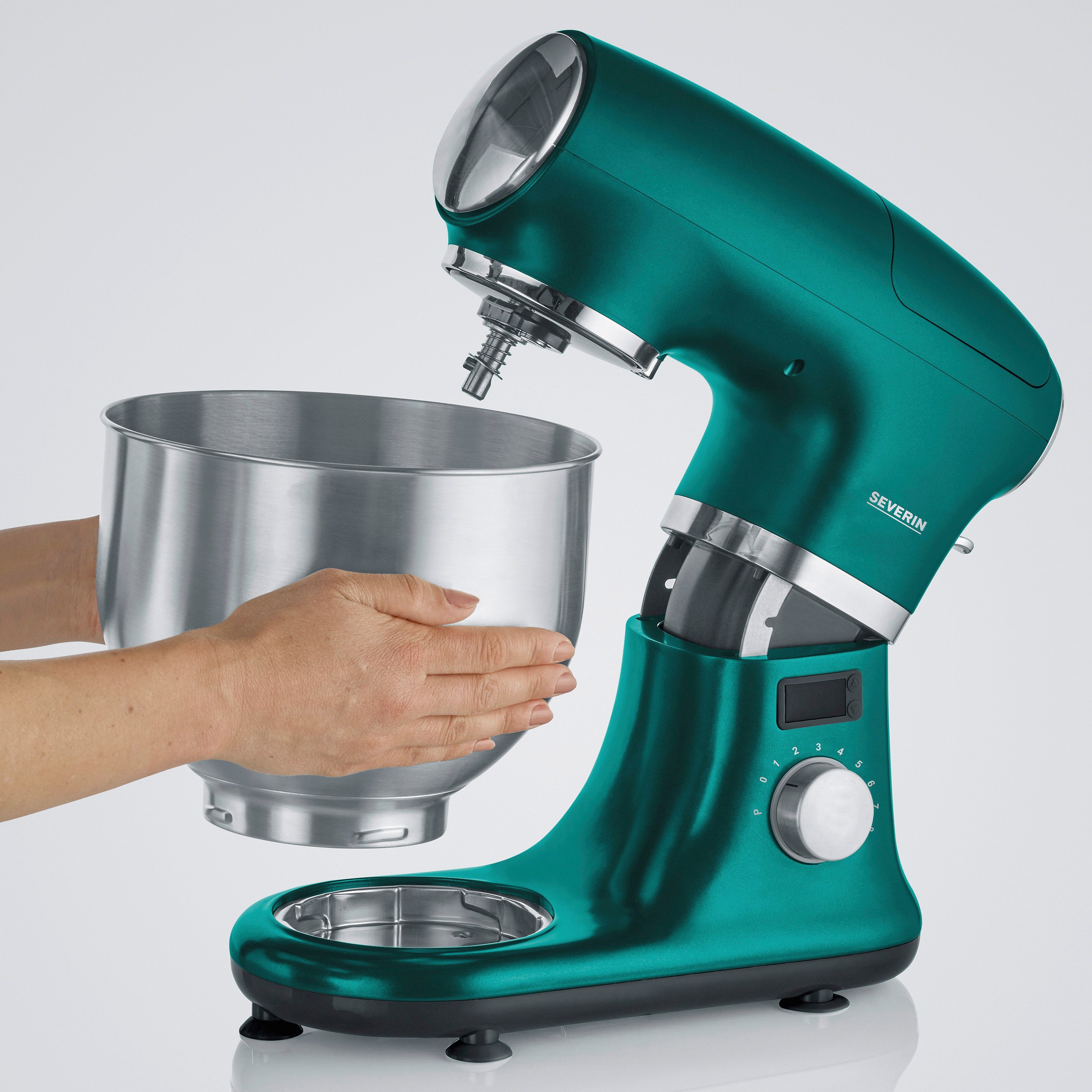 Severin Küchenmaschine 3896-088, 1000 W, 5,5 l Schüssel
