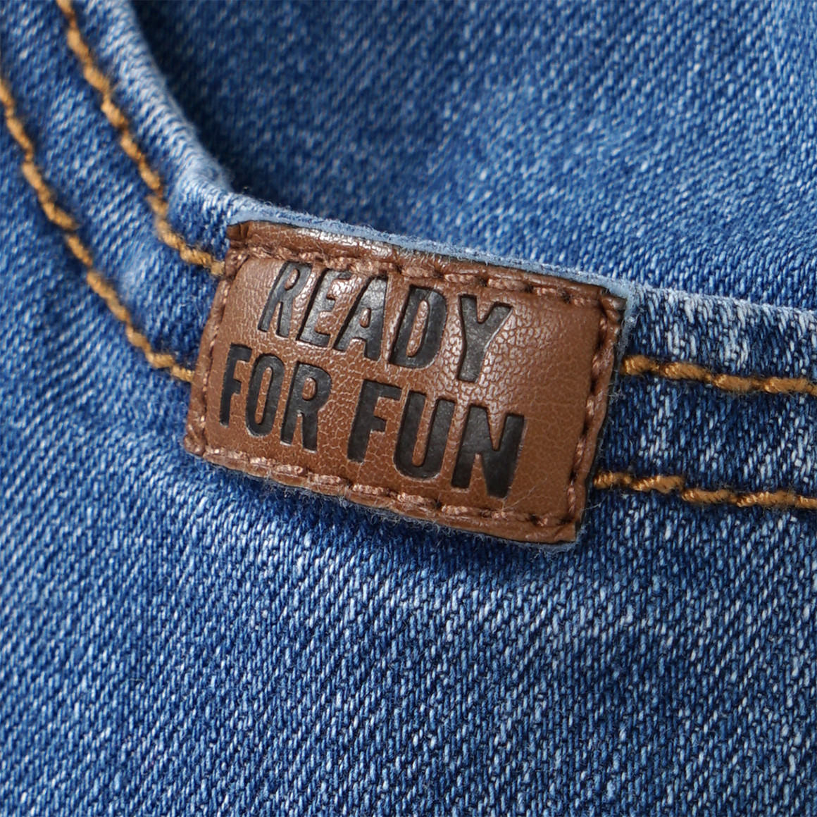 Jungen Slim-Jeans mit verstellbarem Bund