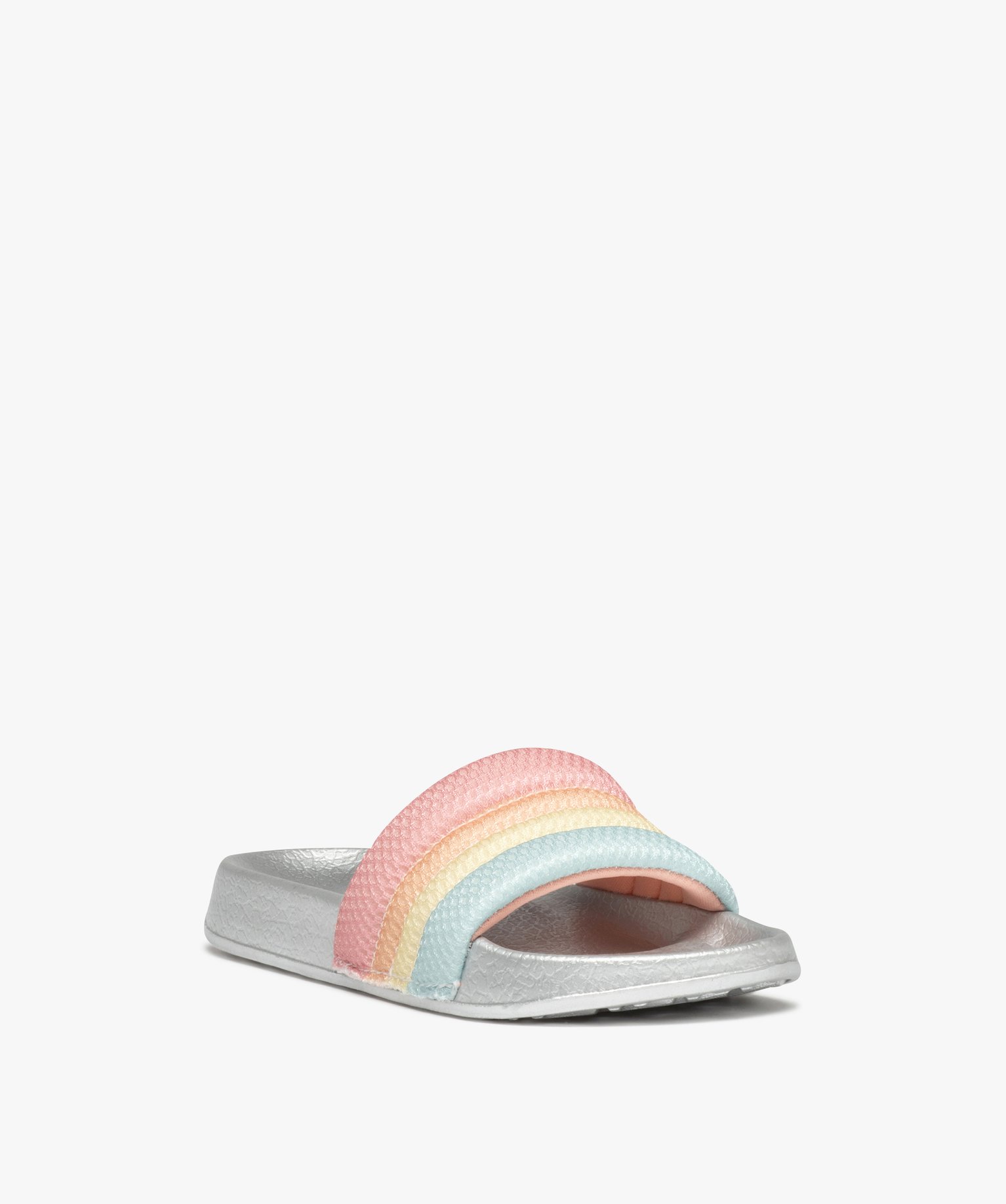 Mules de piscine fille à bandeau en mousse multicolore - Beppi multicolore | GEMO