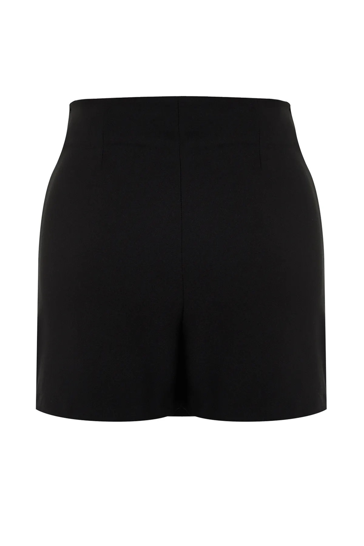 Trendyol Collection  Schwarzer, glänzender, juwelenbesetzter Shorts-Rock TPRSS24ET00007