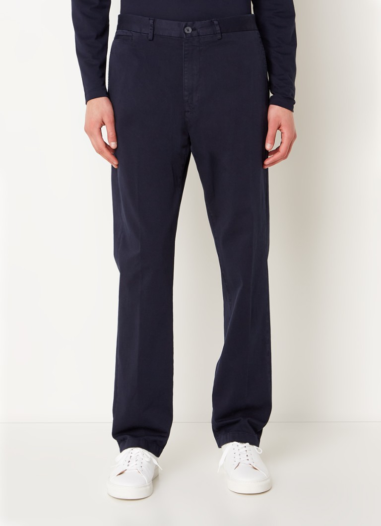 Pantaloni chino Boggi Milano Leo cu buzunare laterale, mulați