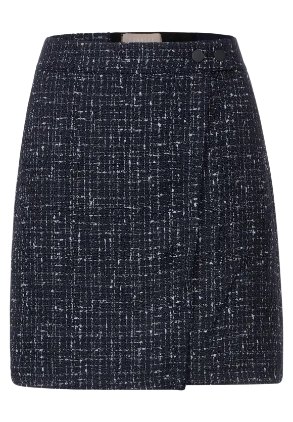 Street One Bouclé Rock im Wrap Style