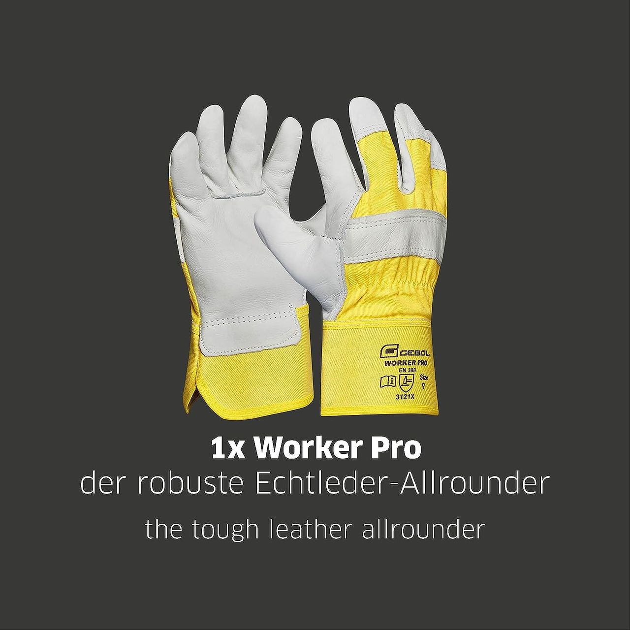 Gebol GO Arbeitshandschuh-Set HAUSBAU