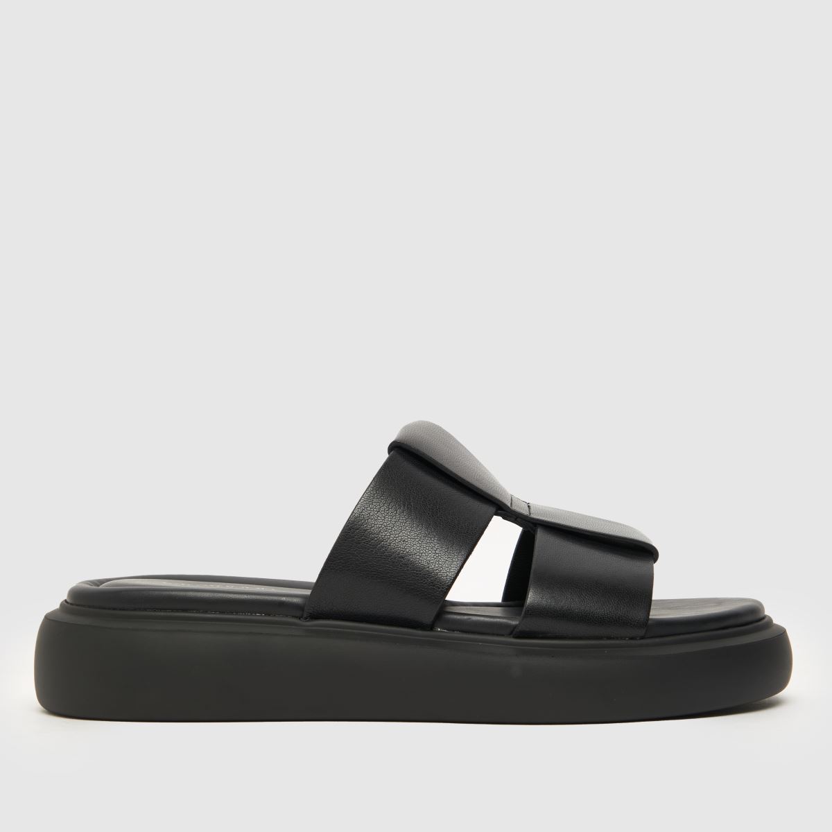 Vagabond Shoemakers – Blenda – Svarta plattformsandaler med öppen tå