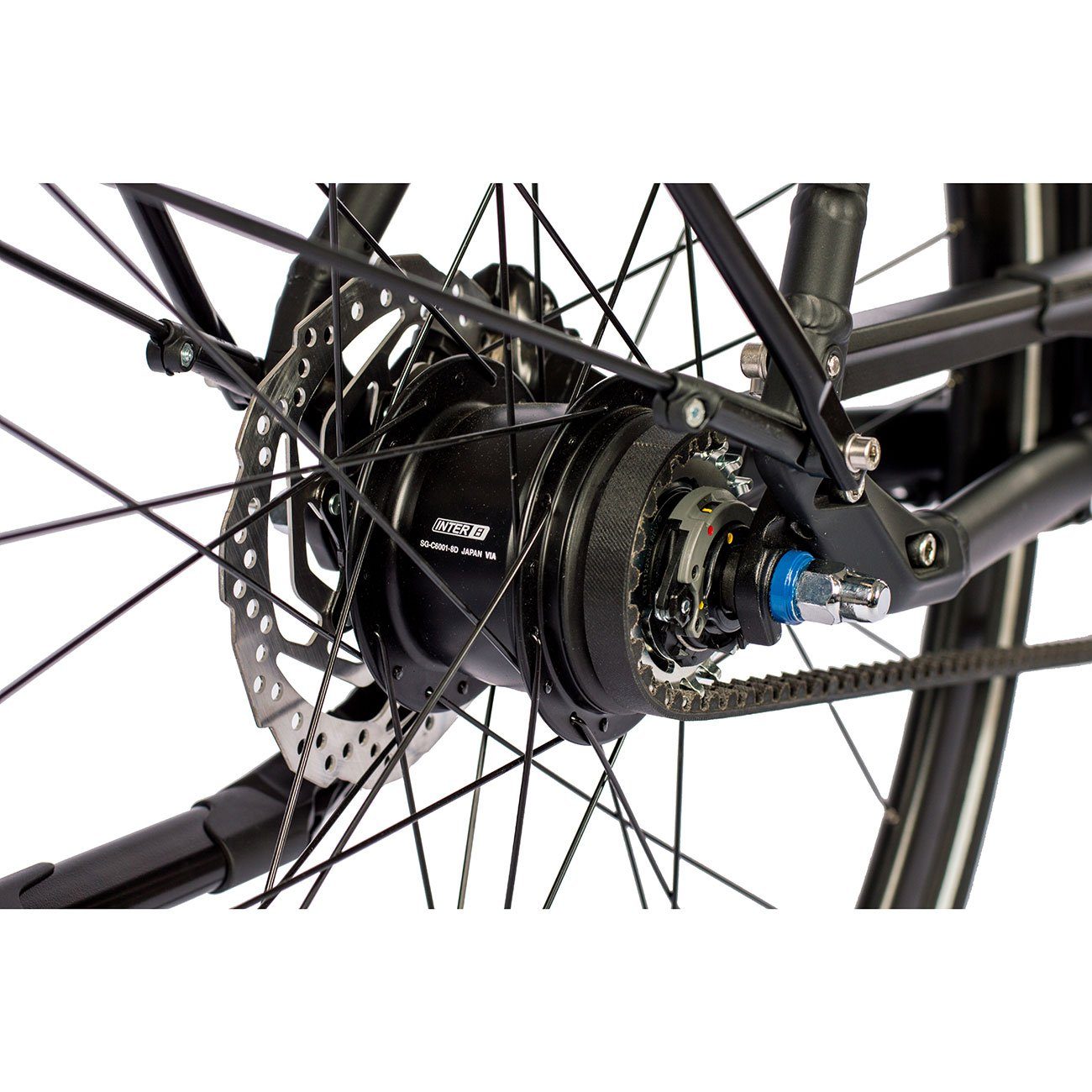 Airtracks Cityrad Herren Trekking Fahrrad 28 Zoll Citybike UR.2880, 8 Gang, Nabenschaltung, GATES CARBON DRIVE BELT - 53cm 58cm - Mod.2023