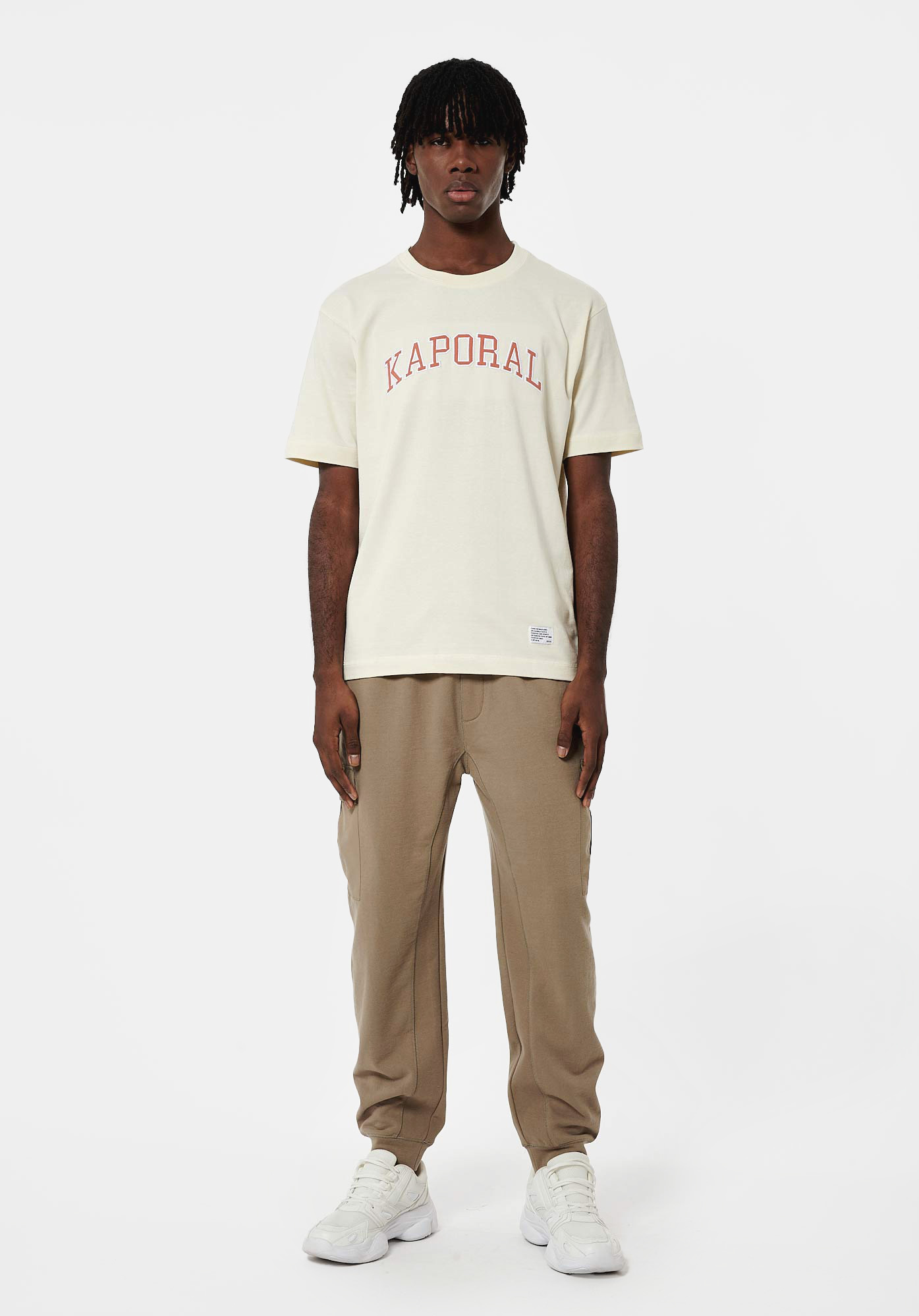 COLEG  T-shirt beige Homme en 100% coton