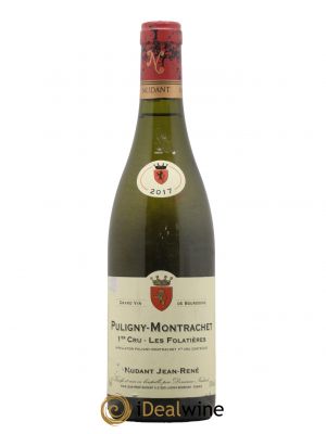 Puligny-Montrachet 1er Cru Les Folatières Domaine Jean Rene Nudan 2017 - Lot de 1 Bouteille