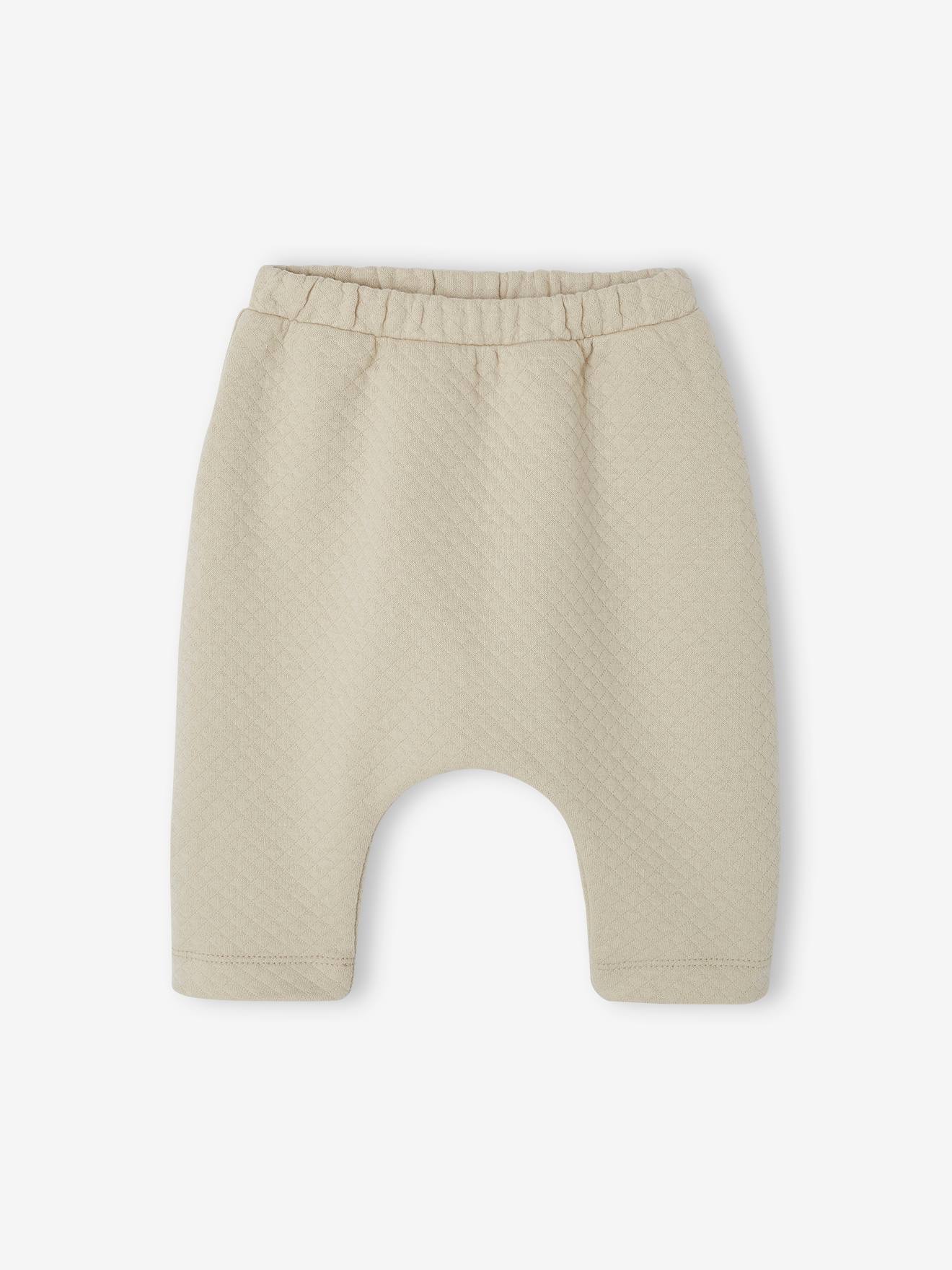 Vertbaudet Baby-Set: Sweatshirt & Hose - grau meliert