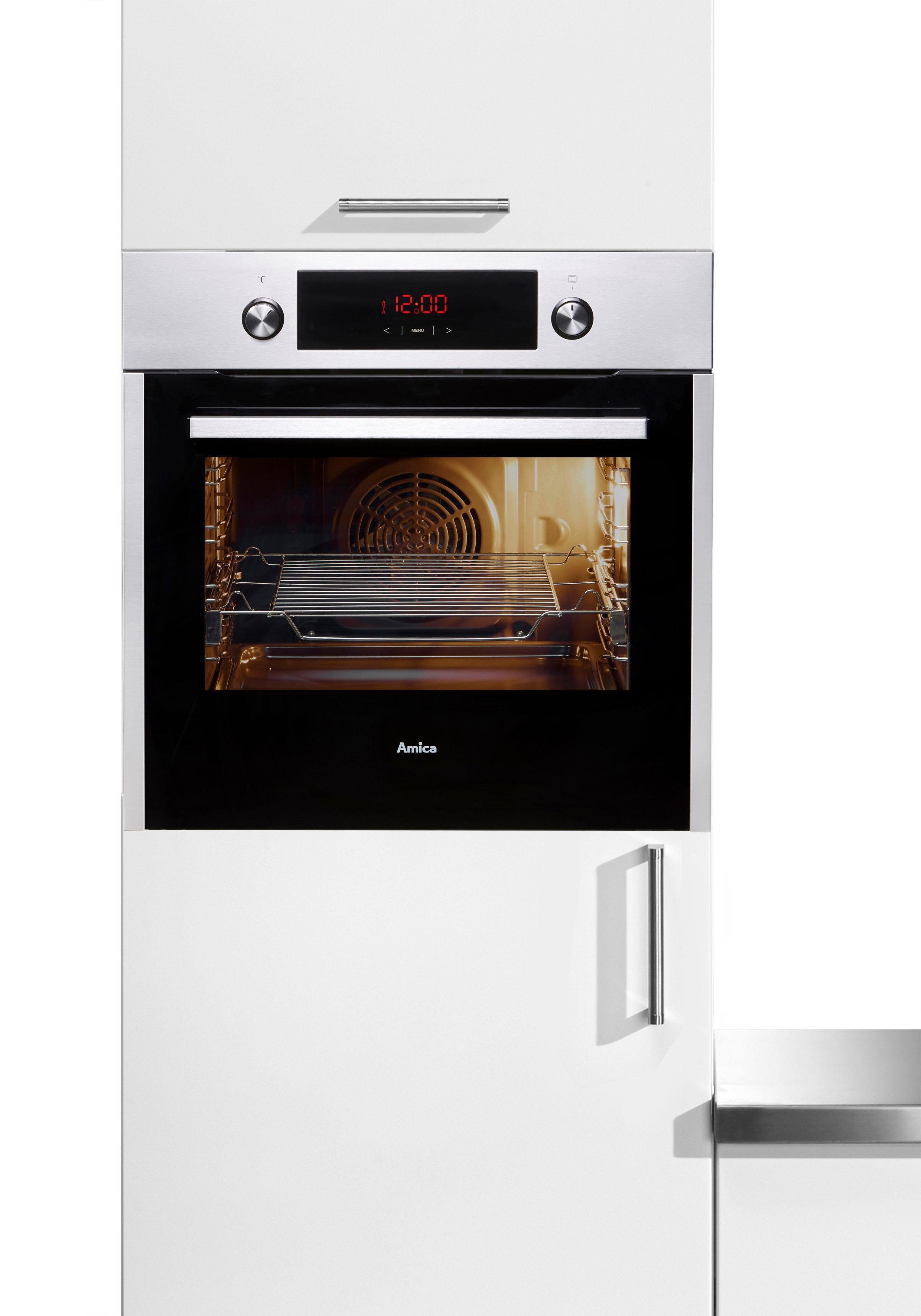 Amica Einbaubackofen EB 944 100 E, mit 1-fach-Teleskopauszug, Steam Clean