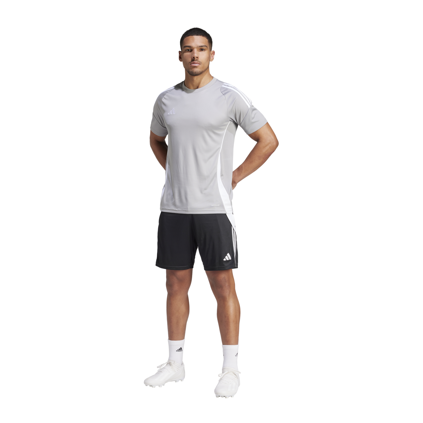 adidas Tiro 24 Trikot Grau Weiss