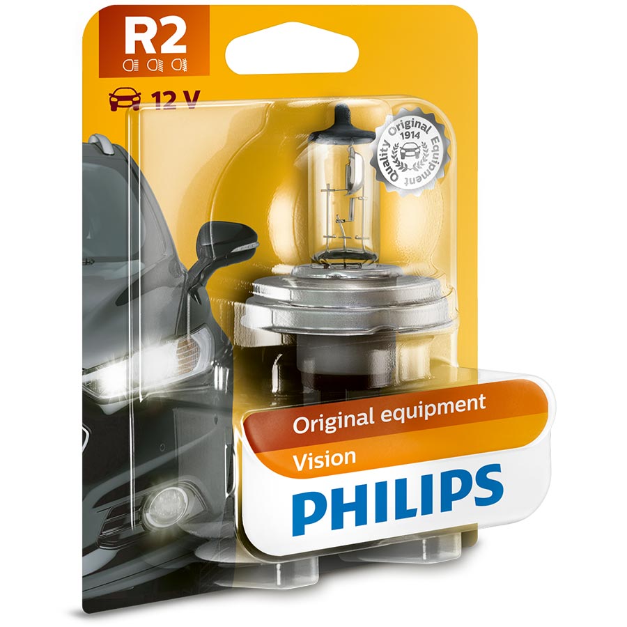 Philips R2 Halogen Glühlampe, 1 Stück - ATU
