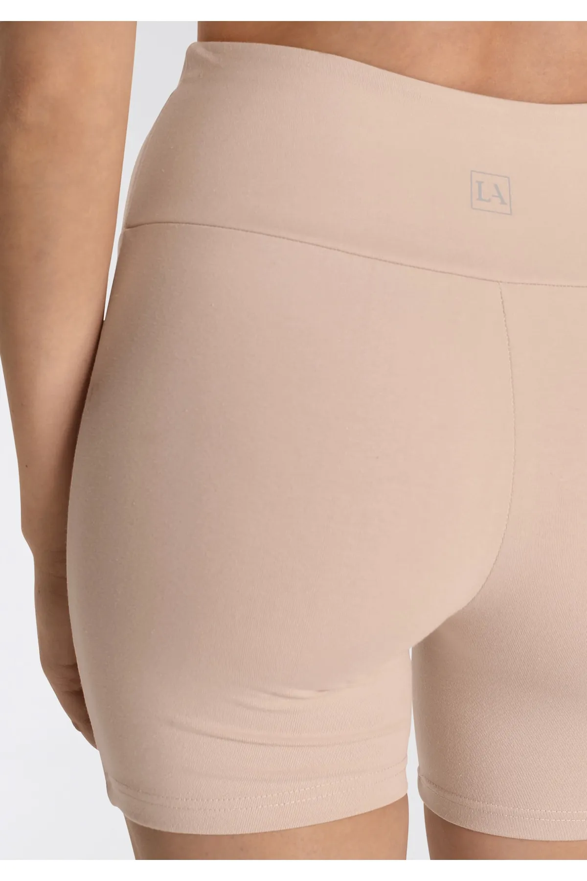 LASCANA  Shorts - Beige - Mittlerer Bund