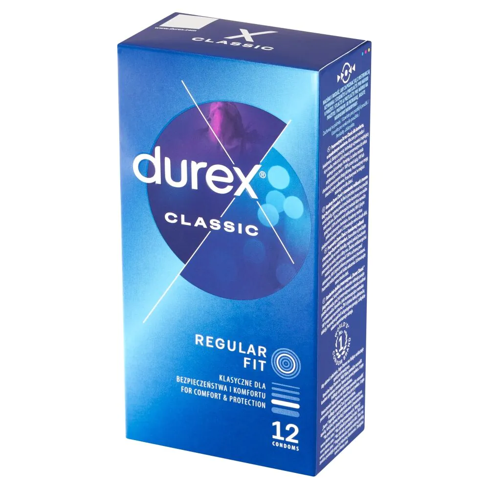 Προφυλακτικά Durex Classic, 12 τεμάχια.