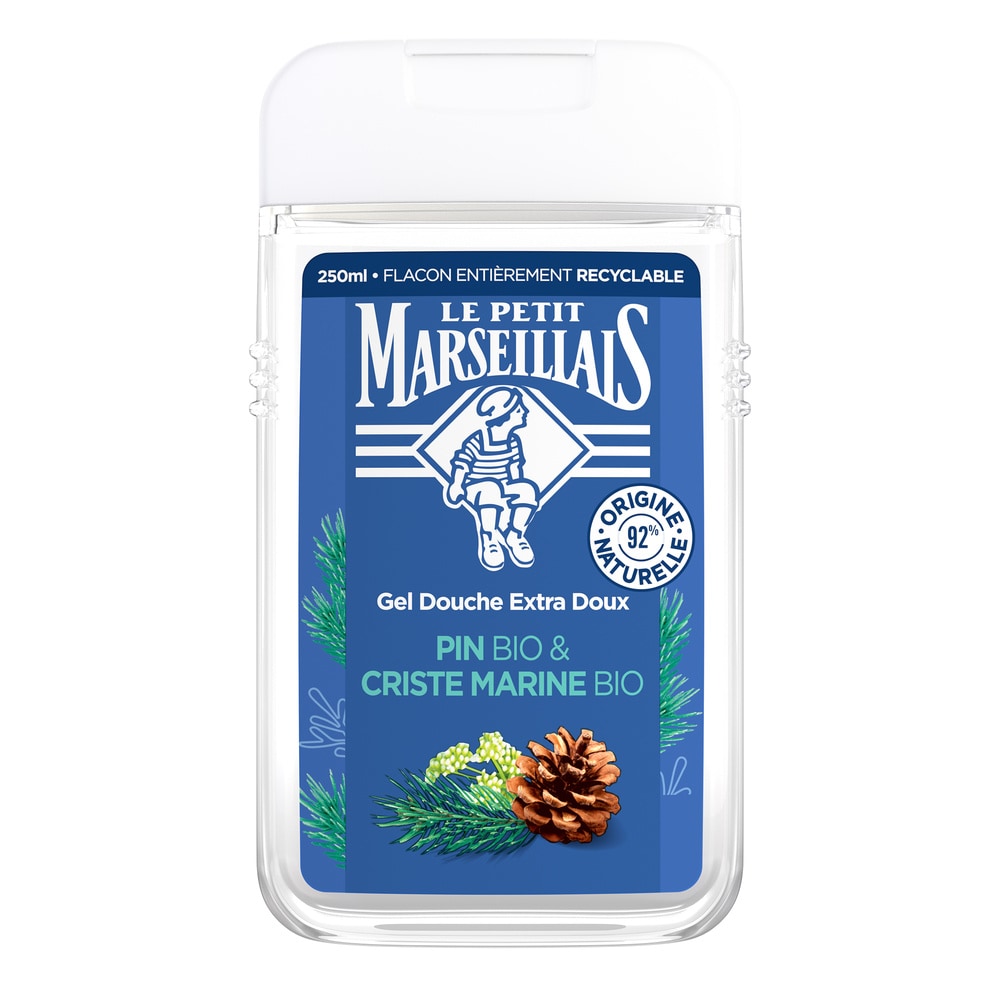 le petit marseillais Gel Douche Extra Doux Pin et Criste Marine 250 ml Gel douche