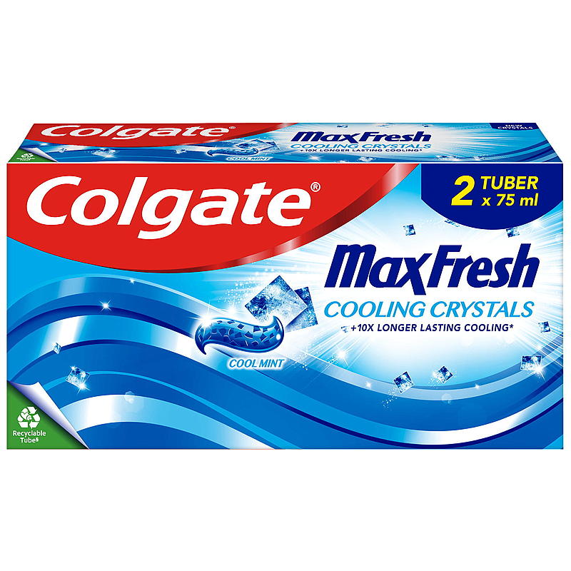 Colgate Tannkrem 2-pk Max fresh Colgate