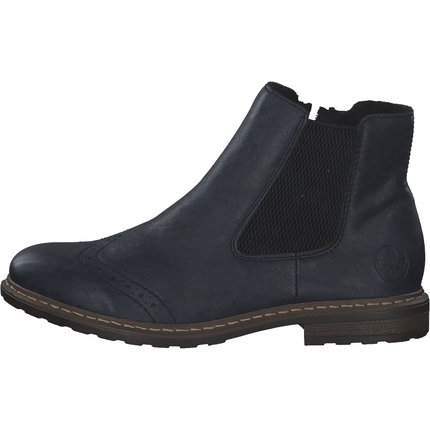 Rieker 71072, Chelsea Boots, Damen, Blau
