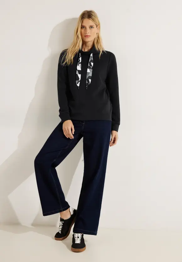 CECIL Sweatshirt mit Tunnelzug